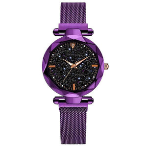 New Luxury Women Watches Ladies Watch Starry Sky Magnetic Waterproof Female Wristwatch For Women and Girls