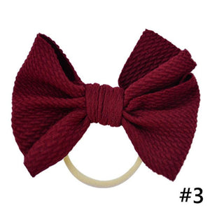 Headband Bow Girl Headbands Nylon Elastic Hair Accessories Photography Props For Baby Girls In Elegant Design