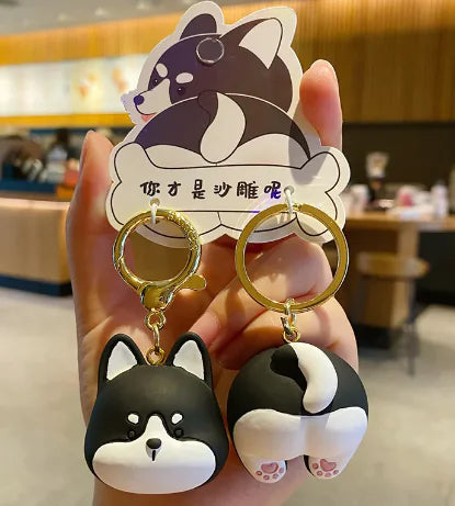 Couple A Pair Of Buckles Creative Keychain