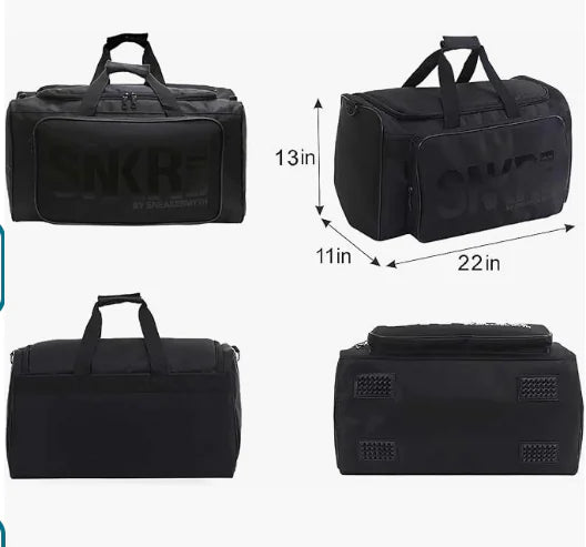 Sneaker Duffel Travel Bag for Men Shoe Bags for Travel Sneaker Bag Basketball Outdoor Sports Gym Bag Travel shoe bag With 3 Adjustable Compartment Dividers Travel Shoe Bags