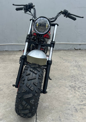 TrailMaster Hurricane 200X PRO Mini Bike, 208cc 7.5hp with Electric Start, Torque Converter, Dual Disc Brakes, Front & Rear Suspension, LED Headlight