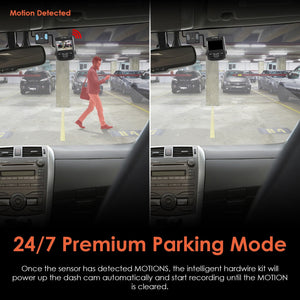 Rexing Intelligent Hardwire Kit Type-C Port for All Rexing Dash Cam Models including R4, DT2, M2 Max, R316 Series, RH2 Series, and CPDuo Multimedia Receiver