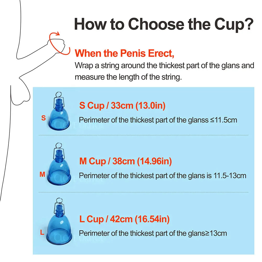 Super Penis Enlargement Extender Vacuum Stretcher Pump Hanger Bigger Enhancement