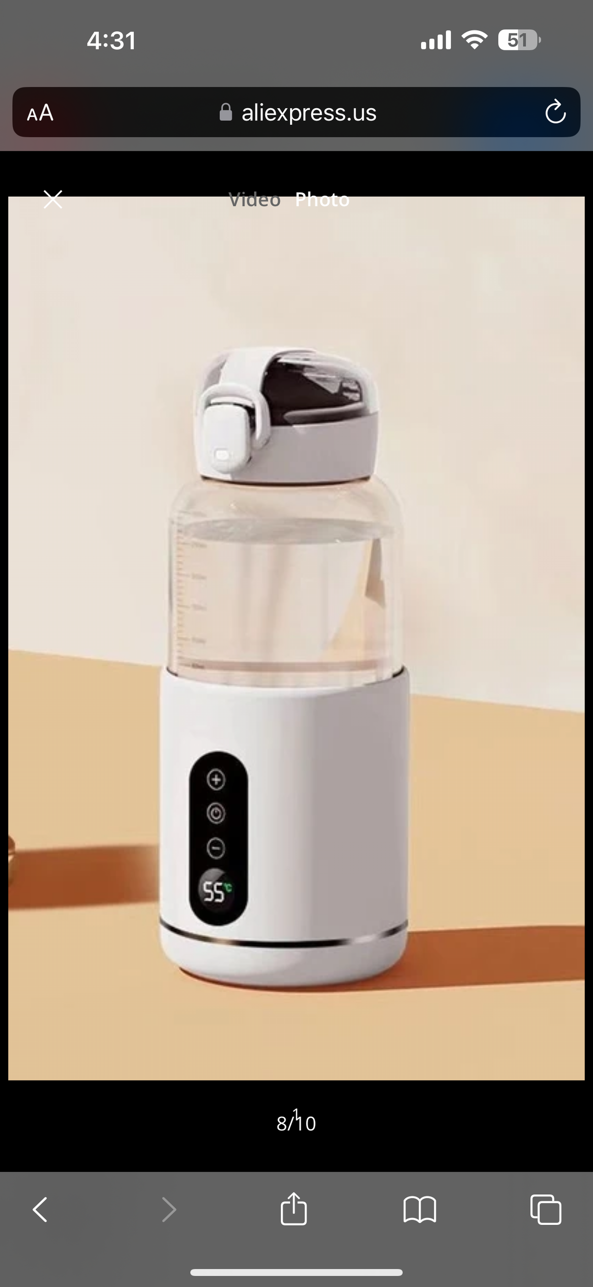 Mommyyyyy's!!
Look at This!! Baby Water Bottle Travel Lightweight with LCD Display