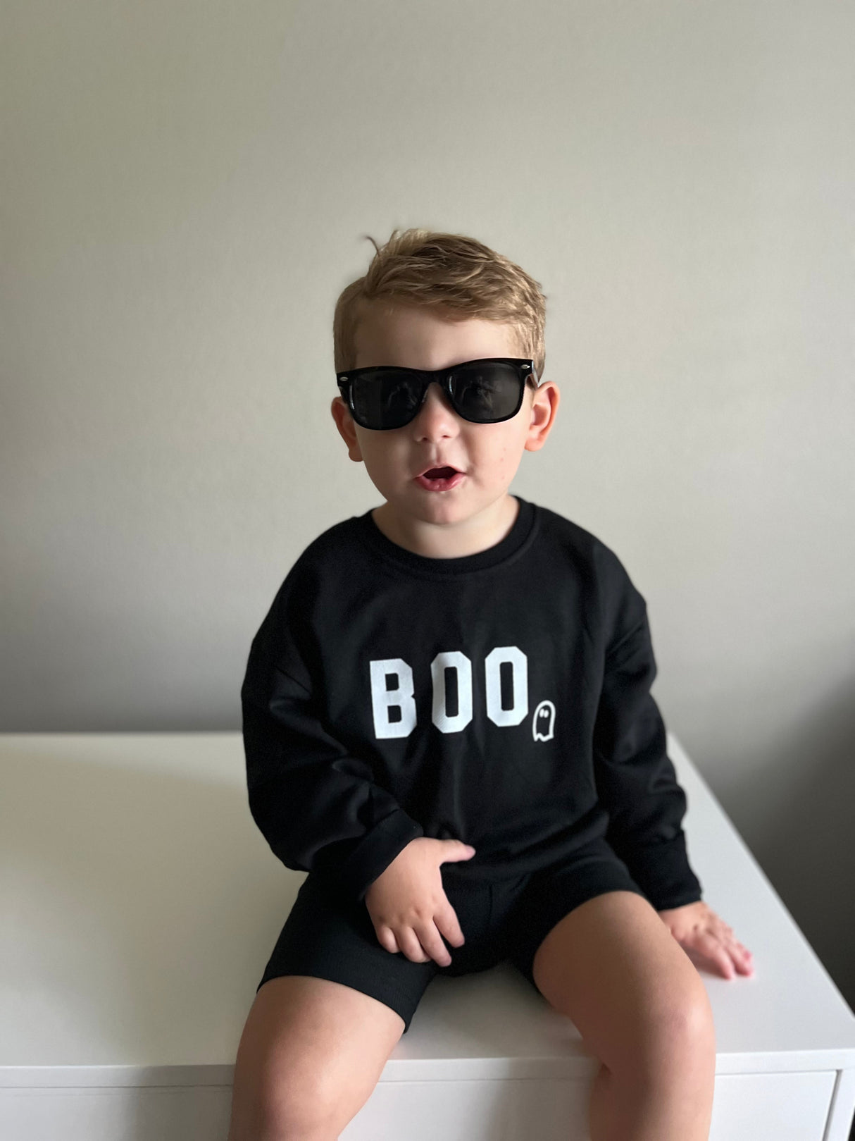 BOO Ghost Crewneck Sweatshirt