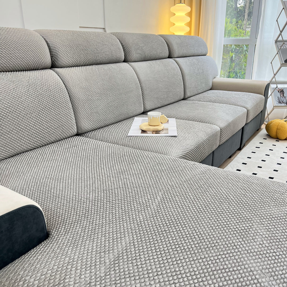 Cooling Stretch Sofa Seat Cushion Covers, Slip Covers for Cushions, Universal Couch Cushion Protector