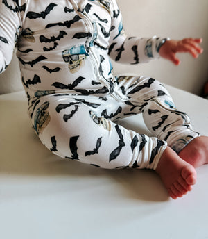 Spooky Bro Bamboo Zippy Pajamas