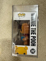 Pop! Disney: Winnie the Pooh (Flocked) #32 SDCC LE480 PSA 7.0 Graded and Encapsulated