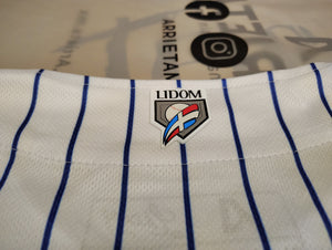 2025-2026 Official Licey Blue Pinstripe Jersey Arrieta - Men's Classic LIDOM Baseball
