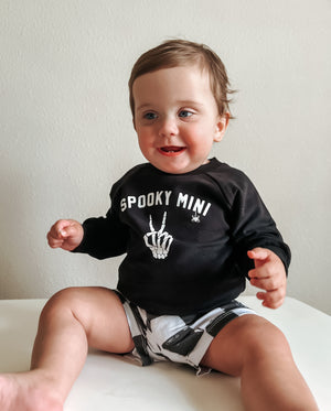 Organic Cotton Spooky Mini Crewneck Sweatshirt
