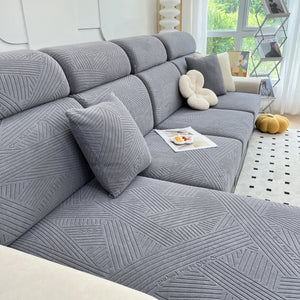 Stretch Couch Cushion Covers, Slipcovers Sofa Cushion Protector Covers, Elastic Furniture Protector for Pets, Kid