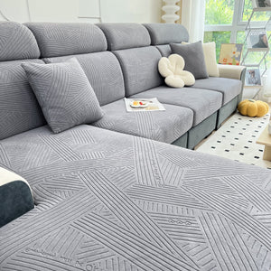 Stretch Couch Cushion Covers, Slipcovers Sofa Cushion Protector Covers, Elastic Furniture Protector for Pets, Kid