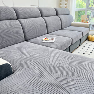 Stretch Couch Cushion Covers, Slipcovers Sofa Cushion Protector Covers, Elastic Furniture Protector for Pets, Kid