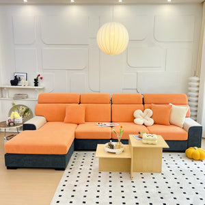 Stretch Couch Cushion Covers, Slipcovers Sofa Cushion Protector Covers, Elastic Furniture Protector for Pets, Kid