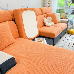 Stretch Couch Cushion Covers, Slipcovers Sofa Cushion Protector Covers, Elastic Furniture Protector for Pets, Kid