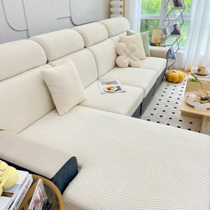 Stretch Couch Cushion Covers, Slipcovers Sofa Cushion Protector Covers, Elastic Furniture Protector for Pets, Kid