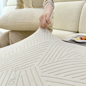 Stretch Couch Cushion Covers, Slipcovers Sofa Cushion Protector Covers, Elastic Furniture Protector for Pets, Kid