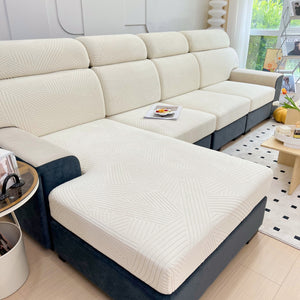 Stretch Couch Cushion Covers, Slipcovers Sofa Cushion Protector Covers, Elastic Furniture Protector for Pets, Kid