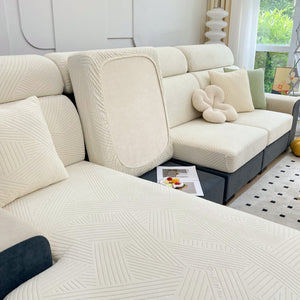 Stretch Couch Cushion Covers, Slipcovers Sofa Cushion Protector Covers, Elastic Furniture Protector for Pets, Kid