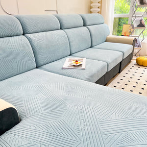 Stretch Couch Cushion Covers, Slipcovers Sofa Cushion Protector Covers, Elastic Furniture Protector for Pets, Kid