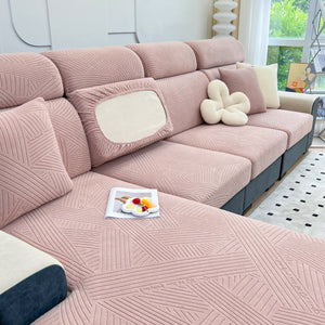 Stretch Couch Cushion Covers, Slipcovers Sofa Cushion Protector Covers, Elastic Furniture Protector for Pets, Kid