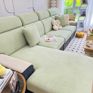 Stretch Couch Cushion Covers, Slipcovers Sofa Cushion Protector Covers, Elastic Furniture Protector for Pets, Kid