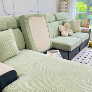 Stretch Couch Cushion Covers, Slipcovers Sofa Cushion Protector Covers, Elastic Furniture Protector for Pets, Kid