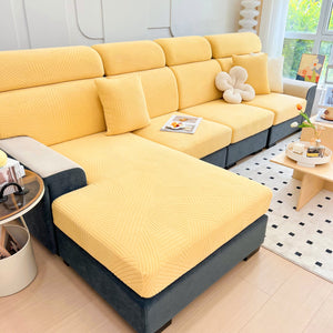 Stretch Couch Cushion Covers, Slipcovers Sofa Cushion Protector Covers, Elastic Furniture Protector for Pets, Kid