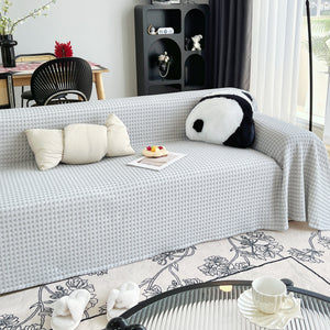 Cooling Textured Sofa Cover Washable Soft Couch Throw Blanket for Summer & Pets