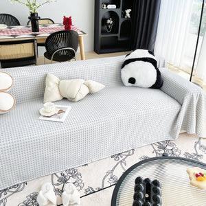 Cooling Textured Sofa Cover Washable Soft Couch Throw Blanket for Summer & Pets