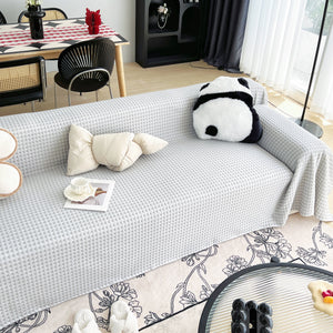 Cooling Textured Sofa Cover Washable Soft Couch Throw Blanket for Summer & Pets