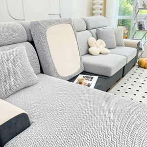 Chenille Fabric Sofa Seat Covers for Sofa 1/2/3/4 Seater, Best Couch Covers for Dogs, Pet Couch Protector