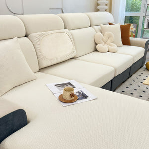 Chenille Fabric Sofa Seat Covers for Sofa 1/2/3/4 Seater, Best Couch Covers for Dogs, Pet Couch Protector