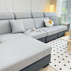 Cooling Stretchy Replacement Couch Cushion Covers for Sectional, Individual Couch Seat Cushion Covers