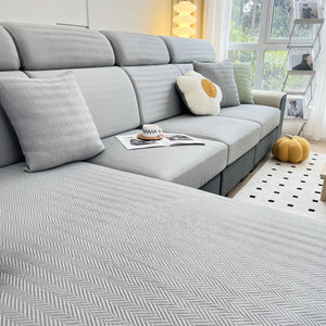Cooling Stretchy Replacement Couch Cushion Covers for Sectional, Individual Couch Seat Cushion Covers