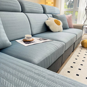 Cooling Stretchy Replacement Couch Cushion Covers for Sectional, Individual Couch Seat Cushion Covers