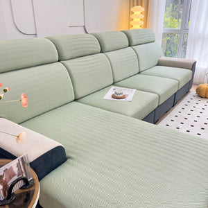 Cooling Stretchy Replacement Couch Cushion Covers for Sectional, Individual Couch Seat Cushion Covers