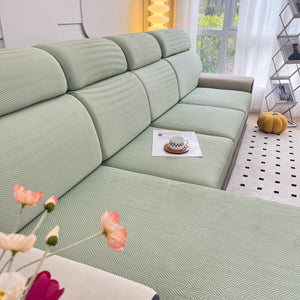 Cooling Stretchy Replacement Couch Cushion Covers for Sectional, Individual Couch Seat Cushion Covers