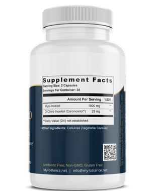 Myo D-Chiro Inositol - Supports Metabolic / Hormonal Balance
