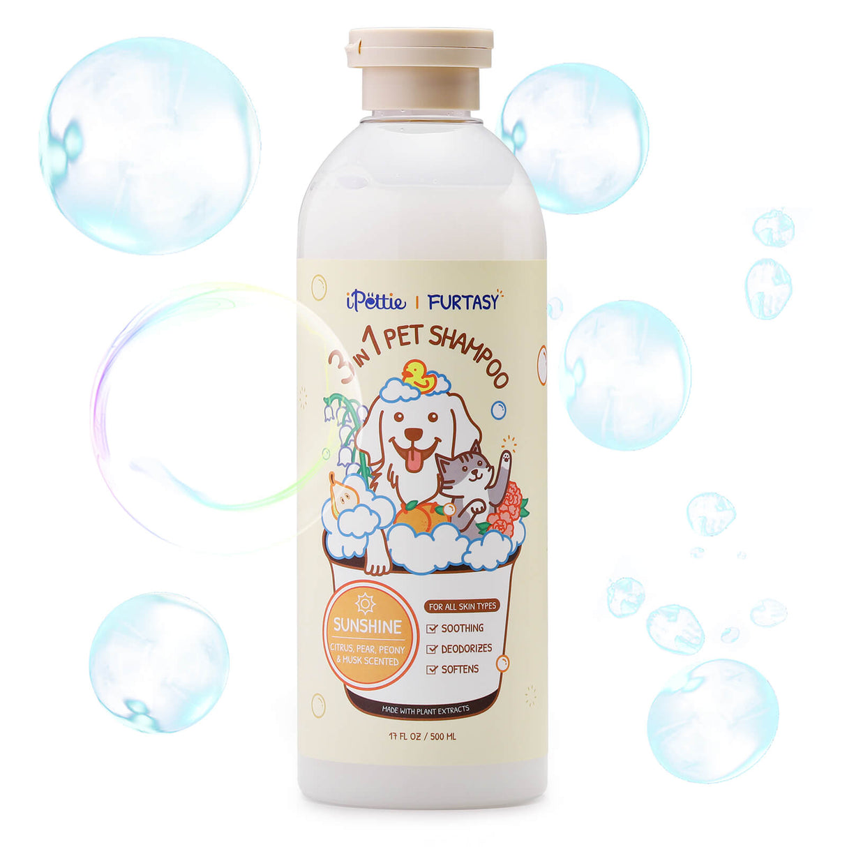 Furtasy Pet Shampoo, Sunshine & Cozy Formulas