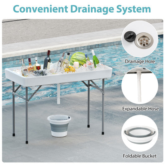 4-Tier Kitchen Bakers Rack with Power Outlet and 8 Hooks-Rustic Brown