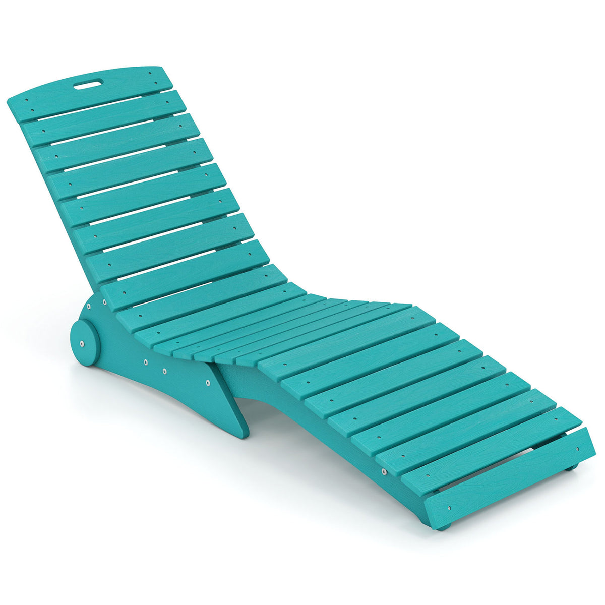 In-Pool Lounge Chair with Weighted Anti-Floating Design 450 LBS for Baja Shelf-Turquoise