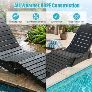In-Pool Lounge Chair with Weighted Anti-Floating Design 450 LBS for Baja Shelf-Dark Gray