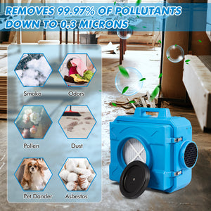 Industrial Commercial Air Scrubber with Efficient Odor Eliminator