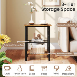 Outdoor Faux Rattan Bar Chairs Set of 2 with Ergonomic Backrests and Footrests-Brown