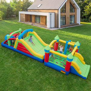Inflatable Bounce House Blow up Jumping Bouncer with 750W Blowers