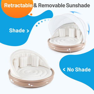 Set of 6 Patio Dining Chairs Acacia Wood Armchairs with Cushions