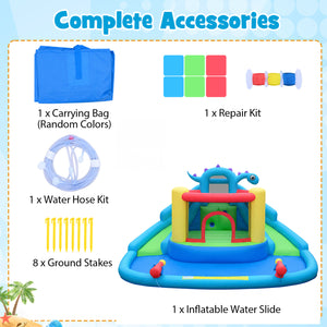 Inflatable Water Slide Park Dinosaur-themed Kids Inflatable Bounce House