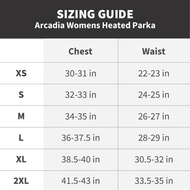 Arcadia Womens Heated Parka by Gobi Heat