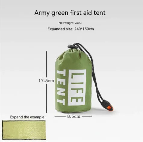 Portable Emergency Tent & Sleeping Bag